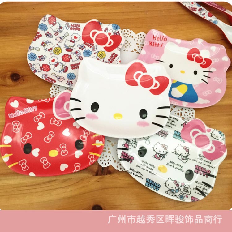 Hello Kitty陶瓷碟子果盤蛋糕小餐具工廠,批發,進口,代購