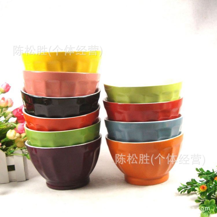 創意彩色南瓜陶瓷碗  5.5寸麵碗 可微波傢庭用餐具批發工廠,批發,進口,代購