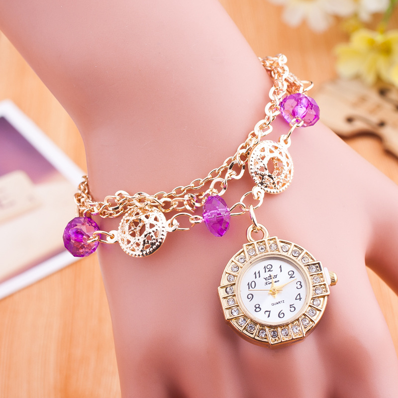 高檔時裝手錶 2015新款女士時尚鑲鉆手錶 韓版潮流學生手鏈手錶工廠,批發,進口,代購