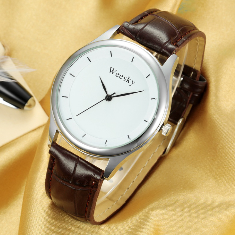 韓國流行情侶時尚手錶 男士手錶 女時裝表高檔皮帶學生電子石英表工廠,批發,進口,代購