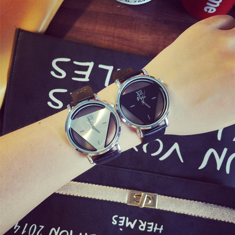 淘寶爆款熱銷 韓式個性創意鏤空手錶女學生情侶皮帶石英手錶批發工廠,批發,進口,代購