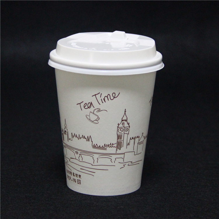 teatime 廠傢批發一次性紙杯子 有蓋奶茶紙杯咖啡杯冷熱飲料杯工廠,批發,進口,代購