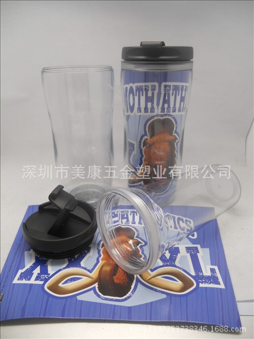 工廠爆款 塑料拆卸廣告杯子 隨身汽車杯 可定製燙金廣告插紙水杯工廠,批發,進口,代購