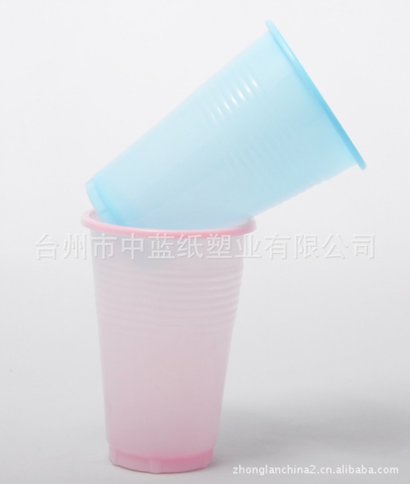 訂做 直銷供應 8oz加厚一次性塑料杯 250ml彩色傢用一次性塑料杯工廠,批發,進口,代購