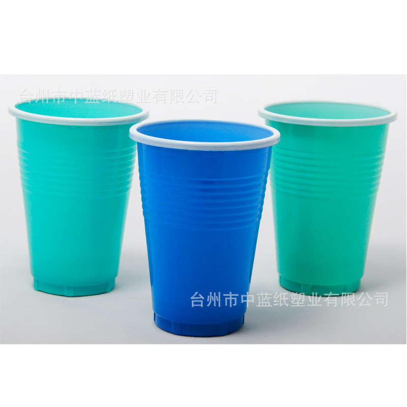 定做 臺州一次性塑料杯8.5oz 250ml無蓋一次性塑料彩印杯工廠,批發,進口,代購