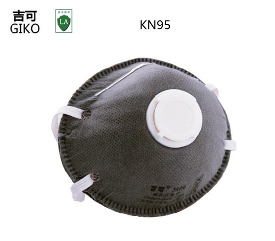 吉可GIKO 3800 KN95帶呼吸閥 活性炭拋棄式口罩 防異味工業粉塵批發・進口・工廠・代買・代購