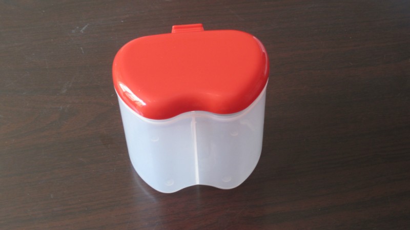 兩格蘋果蓋調味盒 調味瓶 蘋果盒 小型置物盒 塑料製品  禮品盒工廠,批發,進口,代購