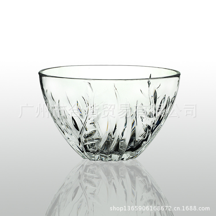 正品麗尊 15.5cm柳葉果碗 特色玻璃沙拉碗彩盒  LZ010101批發・進口・工廠・代買・代購