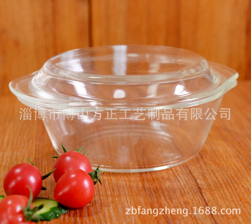 供應高棚矽玻璃水晶煲微波爐可用帶蓋玻璃碗工廠,批發,進口,代購