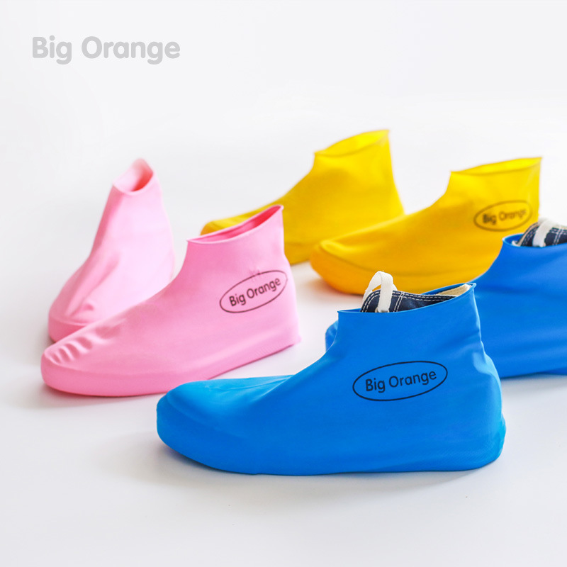Big Orange 一次性戶外 防雨防水雨天乳膠 男女雨鞋套批發・進口・工廠・代買・代購