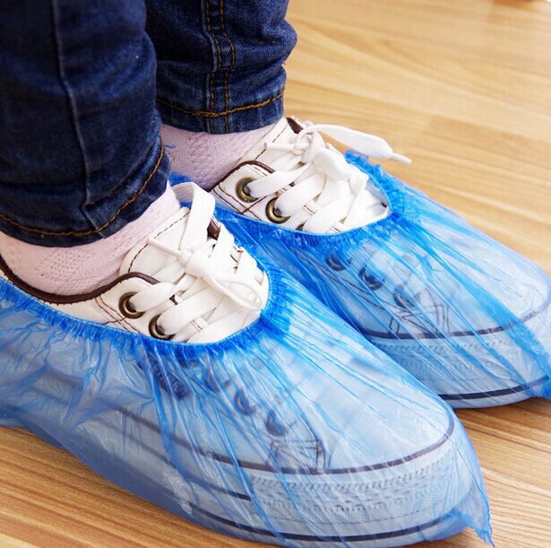 一次性鞋套 環保塑料無異味 防雨防水鞋套 (100隻裝)工廠,批發,進口,代購