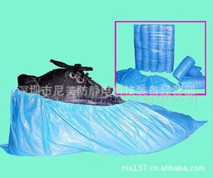 CPE無塵凈化鞋套 防滑一次性鞋套 藍色 加厚防塵鞋套批發・進口・工廠・代買・代購