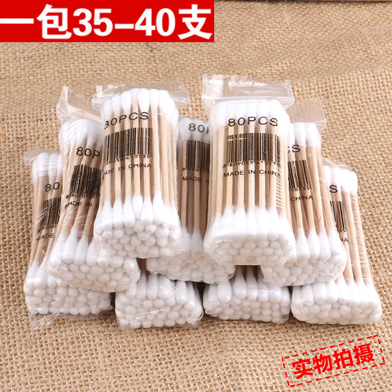 0054 T高級衛生棉棒/雙頭木棒抗菌衛生棉簽化妝棒 720包/箱工廠,批發,進口,代購