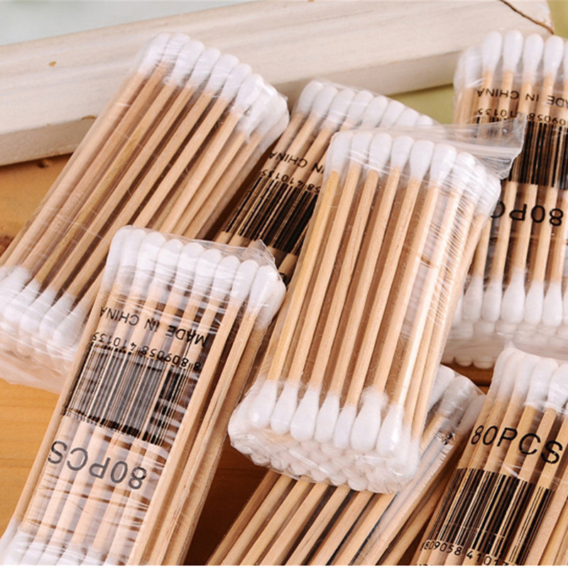 T 高級衛生棉棒/雙頭木棒抗菌衛生棉簽化妝棒 40#棉簽工廠,批發,進口,代購