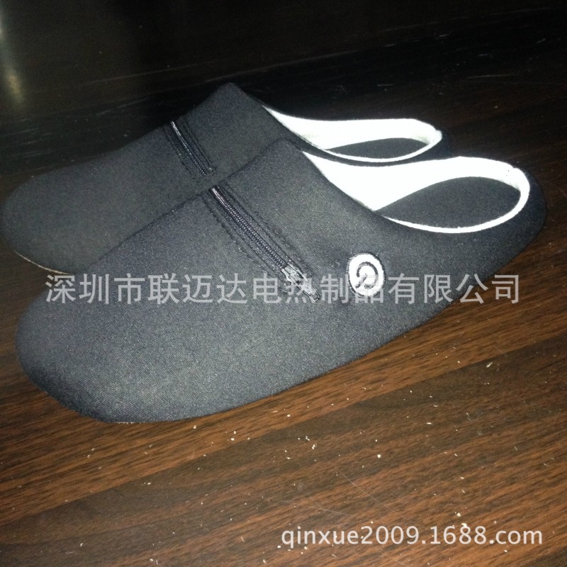 出日本室內木地板專用拖鞋 鋰電池移動加熱保暖靜音虎皮絨拖鞋工廠,批發,進口,代購