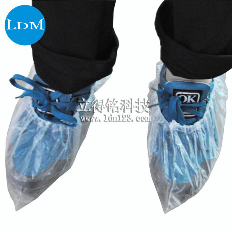 立得銘2gPE透明色一次性塑料鞋套 防塵防臟 廠傢直供工廠,批發,進口,代購