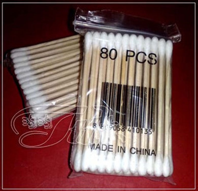 P252高級衛生棉棒/雙頭木棒抗菌衛生棉簽化妝棒 720包/箱工廠,批發,進口,代購