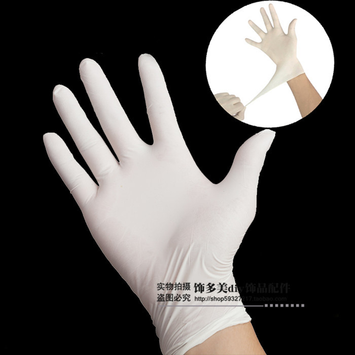 一次性乳膠環保橡膠手套彈性好耐酸堿防護勞保手套橡膠檢查手套批發・進口・工廠・代買・代購