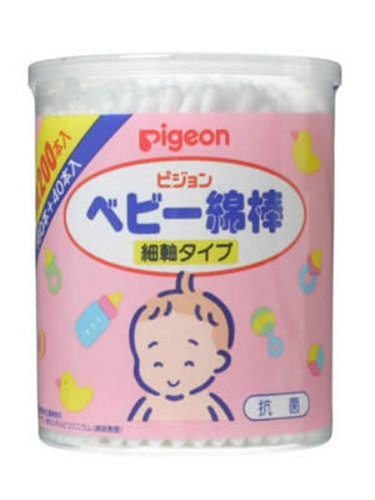預定 日本本土Pigeon貝親嬰兒棉棒 貝親細軸棉簽 200支 可批發批發・進口・工廠・代買・代購