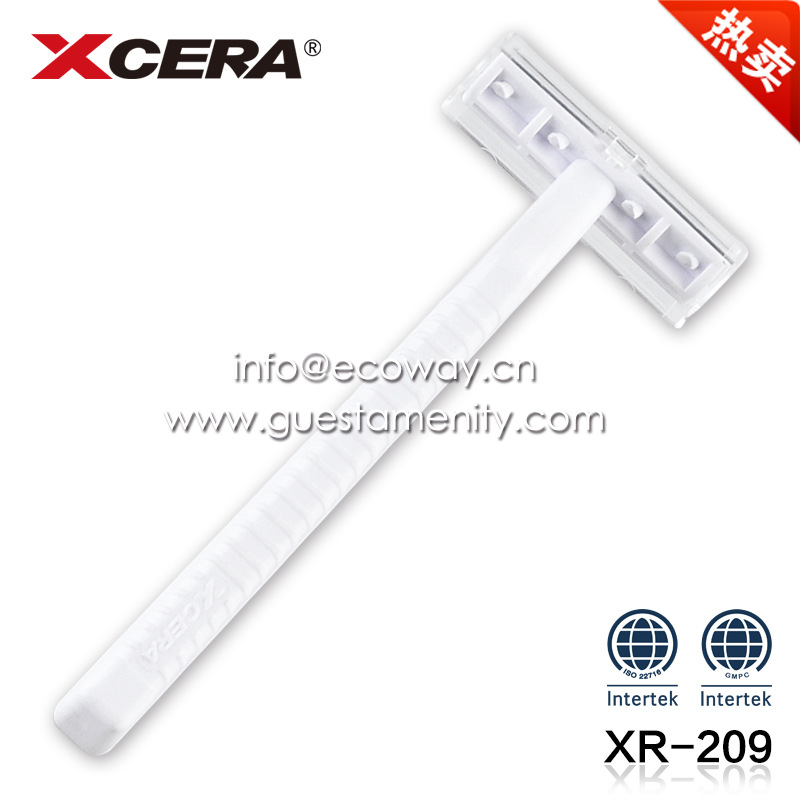 xcera一次性剃須刀酒店一次性手動刮胡刀艾他3層剃須刀XR-209批發・進口・工廠・代買・代購