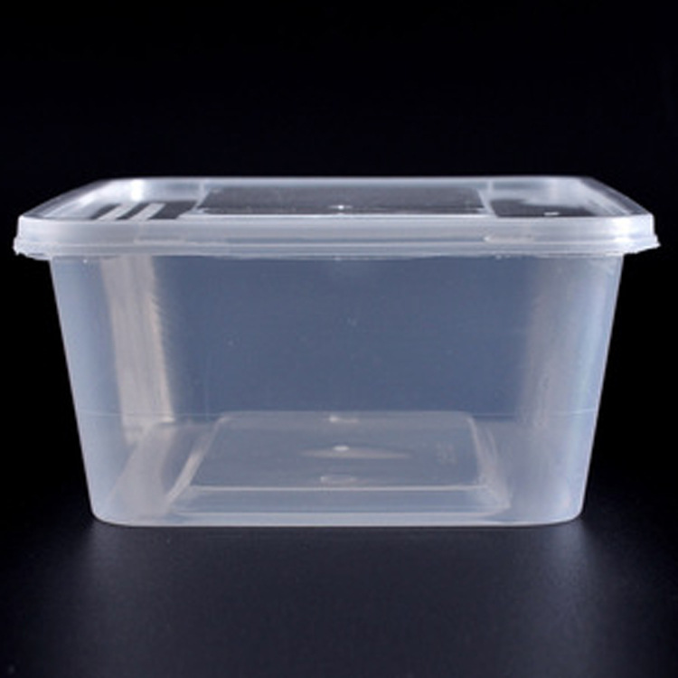 一次性透明塑料餐盒餐具飯盒長方形外賣打包快餐盒批發包郵工廠,批發,進口,代購
