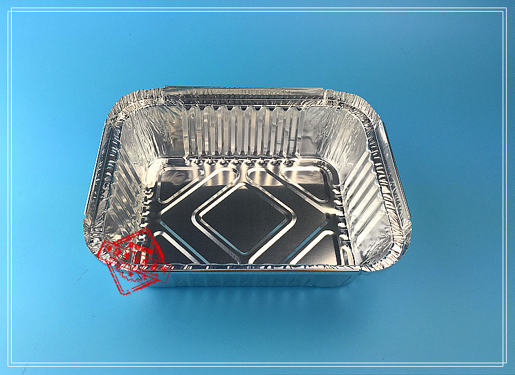 一次性鋁箔餐盒 快餐打包盒 燒烤錫紙盒 外賣錫箔盒 包郵錫箔餐盒工廠,批發,進口,代購