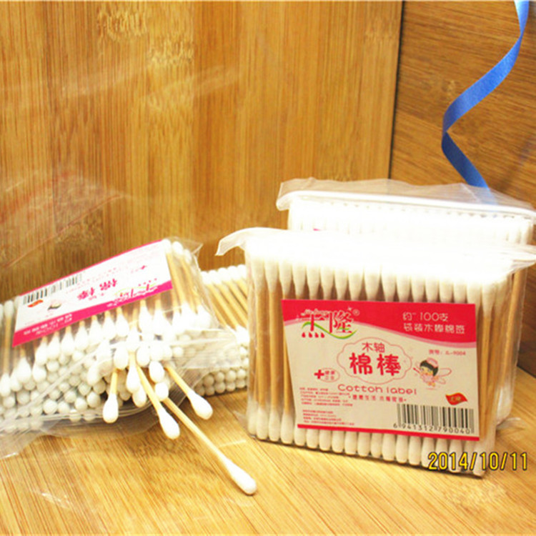 【傑隆】專業生產高級衛生棉簽棉棒雙頭木棒抗菌嬰兒棉簽棉棒批發・進口・工廠・代買・代購