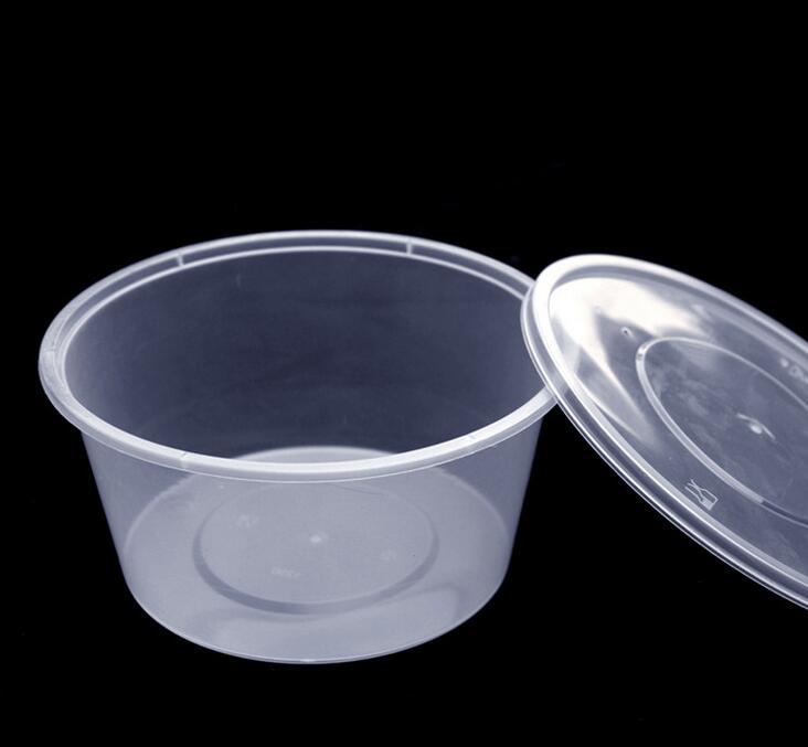 圓形一次性餐盒批發打包加厚透明外賣飯盒快餐便當湯碗批發・進口・工廠・代買・代購