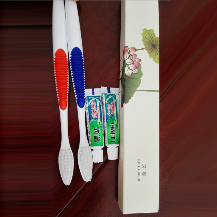 酒店賓館一次性牙刷牙膏 二合一牙具套裝 一次性洗漱用品批發定製批發・進口・工廠・代買・代購