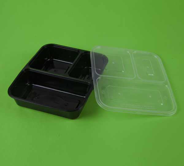長期供應 1000ml密封環保餐盒打包盒 塑料方形分格打包盒批發・進口・工廠・代買・代購