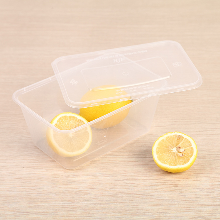 1000ml加厚一次性食品塑料保鮮盒 環保透明保塑料飯盒 塑料打包盒批發・進口・工廠・代買・代購