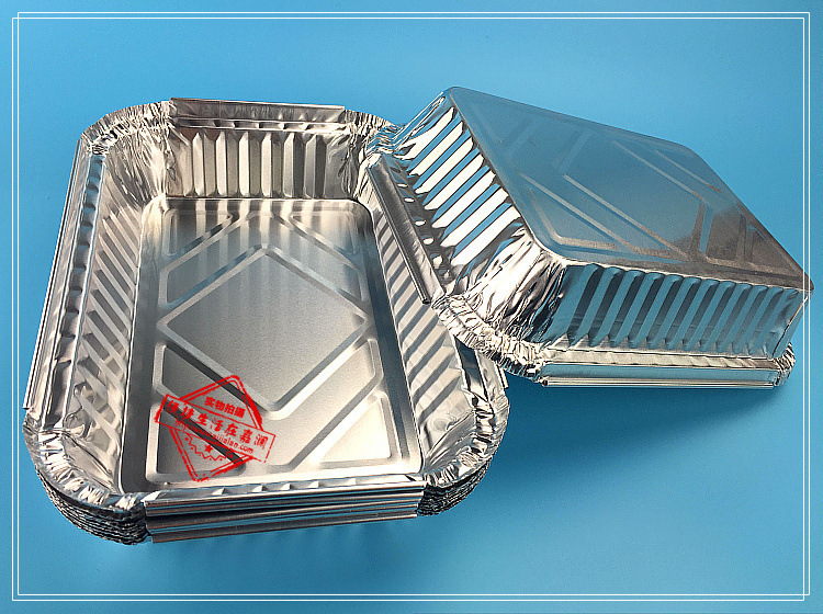 一次性鋁箔餐盒 燒烤錫紙盒 龍蝦打包盒 外賣錫箔餐盒 700毫升批發・進口・工廠・代買・代購
