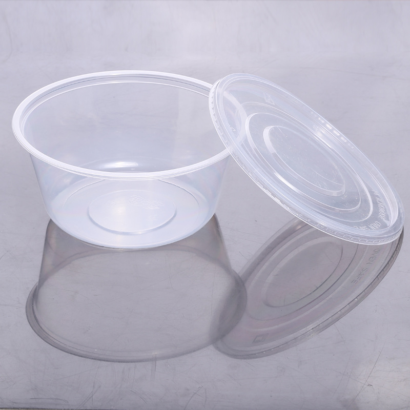 廠傢直銷1500ml 環保碗 一次性塑料 圓形打包碗 環保外賣快餐飯盒批發・進口・工廠・代買・代購