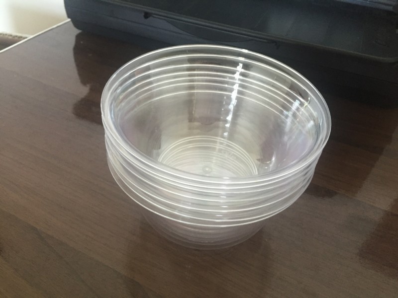 一次性塑料大碗 加厚環保航空水晶透明碗 透明湯碗 ps航空餐具批發・進口・工廠・代買・代購