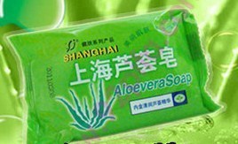 批發正品上海蘆薈皂85g 蘆薈精華 保濕滋潤上海蘆薈香皂肥皂工廠,批發,進口,代購