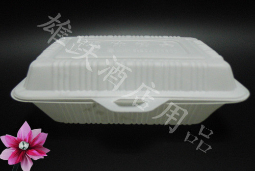 一次性大單格打包飯盒快餐外賣便當餐盒塑料環保餐具批發500個批發・進口・工廠・代買・代購
