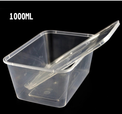 1000ml長方形透明飯盒  外賣打包盒  帶蓋批發批發・進口・工廠・代買・代購