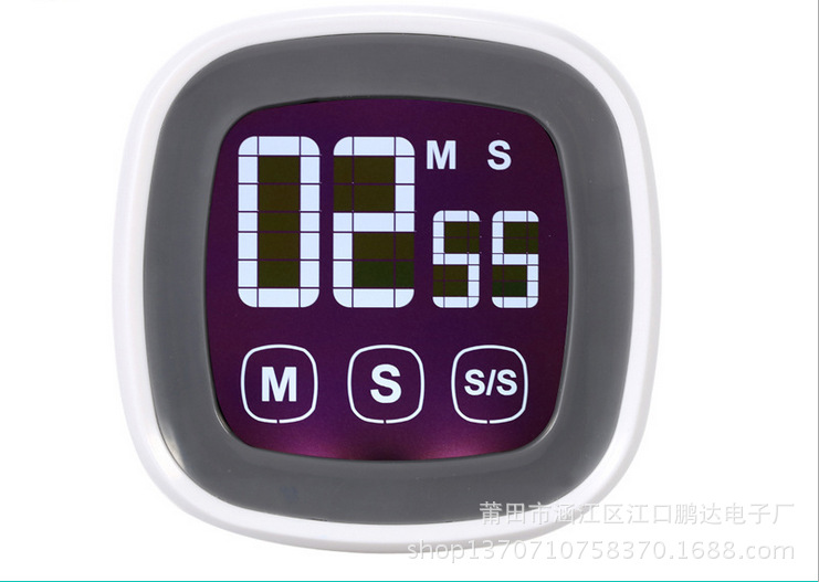 直銷99分59 秒觸摸計時器 大屏幕LED背光觸摸計時器 廚房計時器工廠,批發,進口,代購