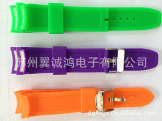 矽膠製品廠傢定製矽膠手錶帶 智能手錶帶 多色矽膠手錶帶工廠,批發,進口,代購