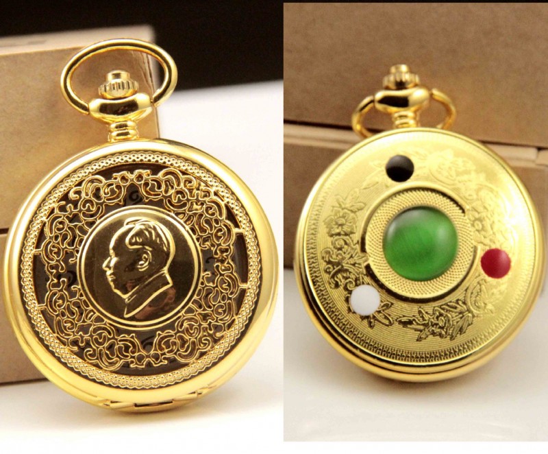 毛澤東懷表毛主席磁性懷表 養生能量表pocket watch fashion工廠,批發,進口,代購