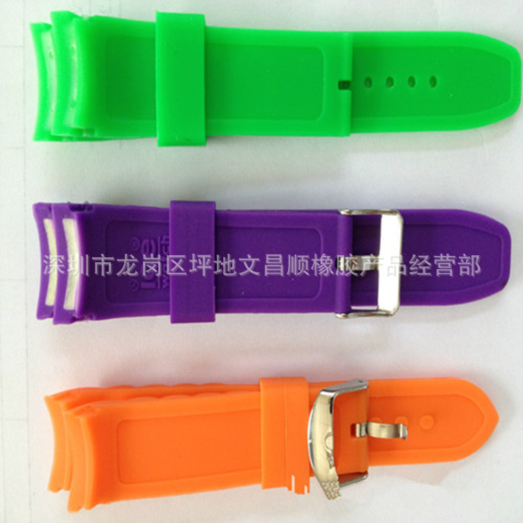 廠傢定做矽膠手錶帶 時尚環保矽膠手腕手錶皮 可愛的手錶外殼帶工廠,批發,進口,代購