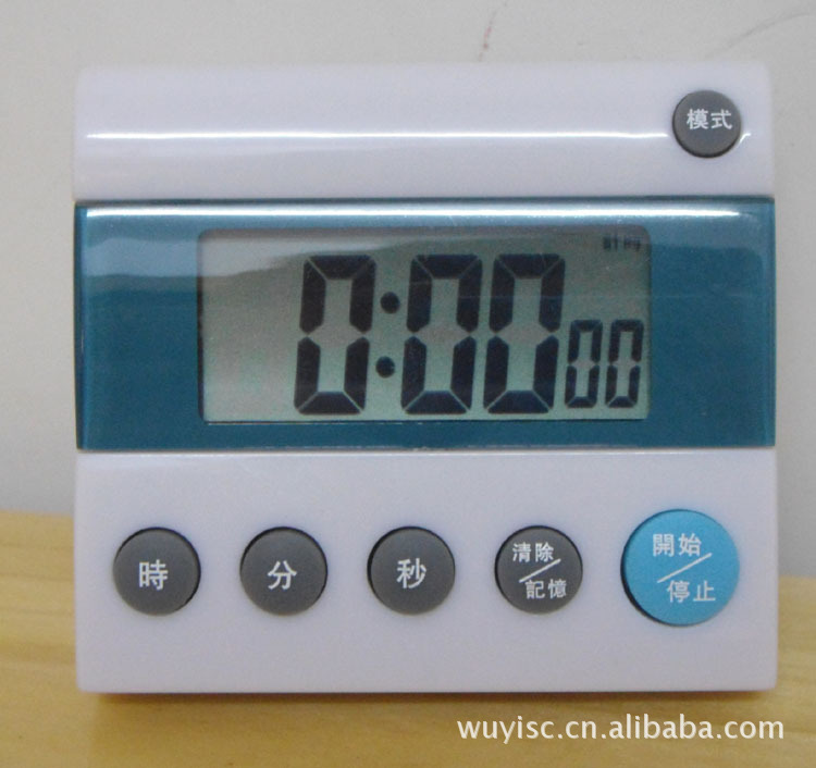 廚房定時器 考試實驗倒計時器 提醒器 24小時 時鐘功能批發・進口・工廠・代買・代購