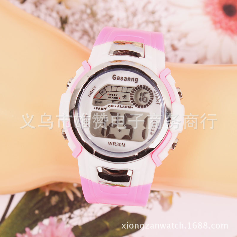 韓國時尚雙顯多功能電子手錶 多功能戶外運動手錶 可遊泳防水手錶批發・進口・工廠・代買・代購