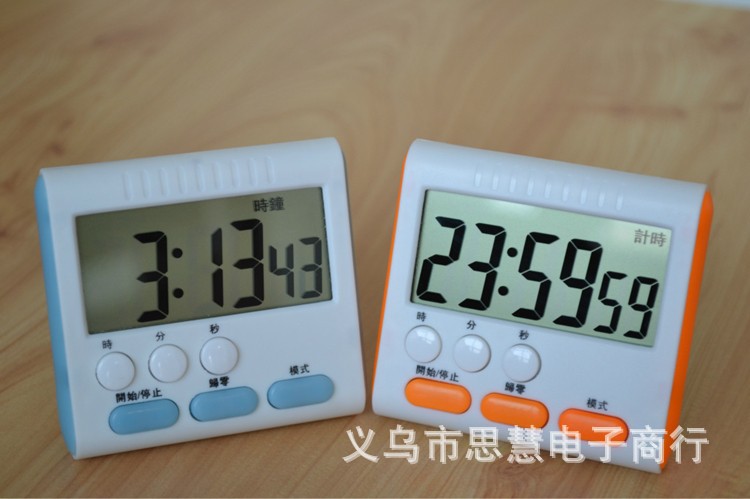 102廚房計時器 大屏幕24小時電子計時器 電子秒表廚房定時器工廠,批發,進口,代購