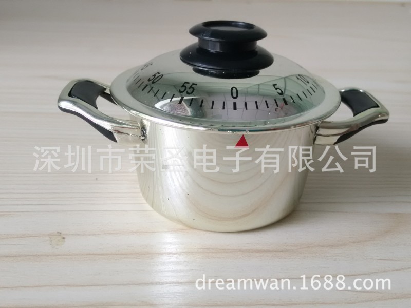 廚房鍋形定時器 cooker timer 廚房計時器60分鐘倒計時 1分鐘計時工廠,批發,進口,代購