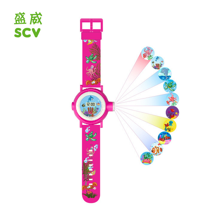 生產供應 2015新款十個投影投影表 時尚卡通兒童手錶SW5266B批發・進口・工廠・代買・代購