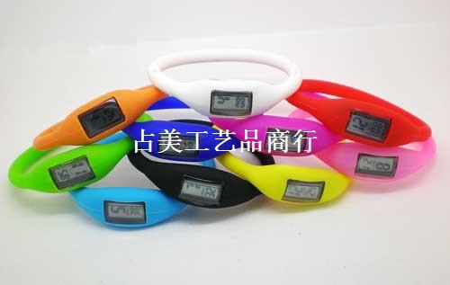 時尚矽膠韓國負離子手錶 腕帶手錶 運動表1度防水 可定做加工批發・進口・工廠・代買・代購
