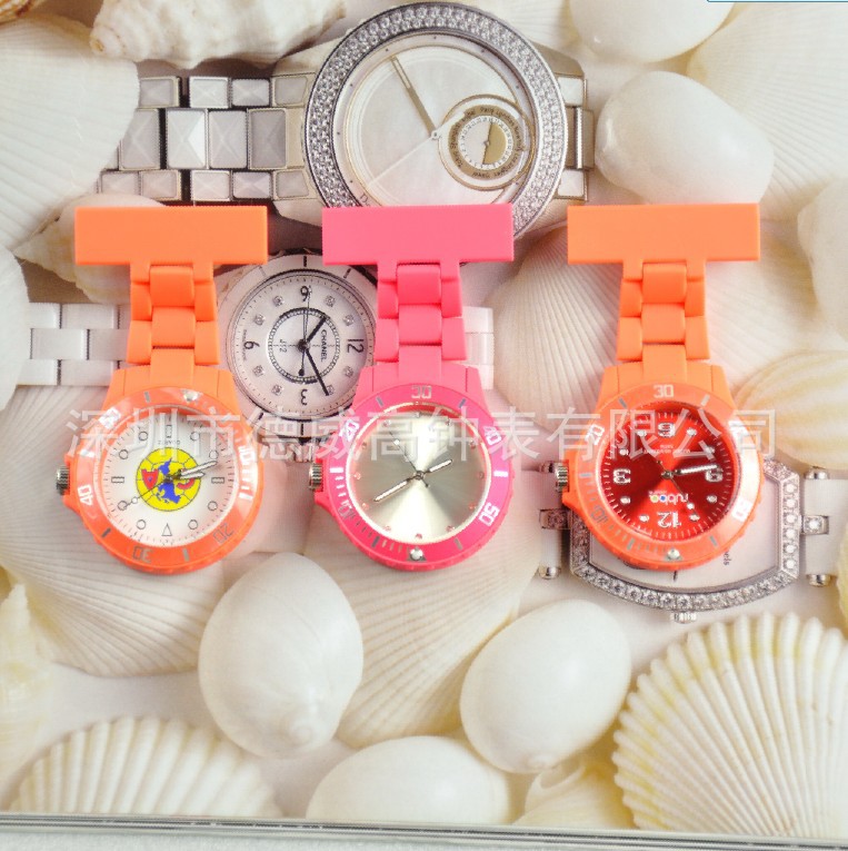 塑膠護士手錶，工廠批發，可供多色批發批發・進口・工廠・代買・代購