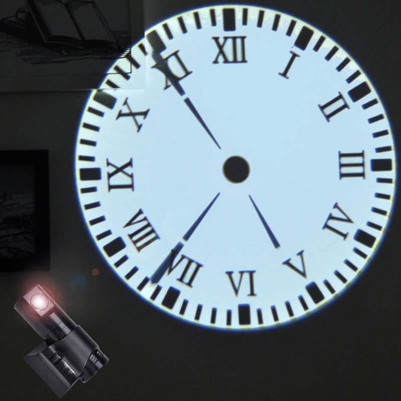 創意2代LED投影時鐘超低音 個性羅馬投射鐘表客廳鐘掛鐘電子鐘工廠,批發,進口,代購