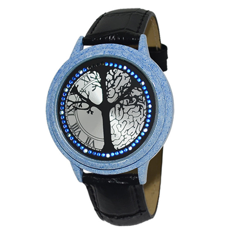 批發新款60燈觸摸LED手錶 熱賣仿陶瓷觸摸手錶工廠,批發,進口,代購